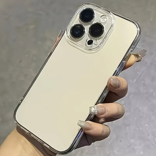 3 Fundas Ultrafinas Transparentes para iPhone 11 12 13 14 15 16 17 Air Pro Max Plus 7 8 X Xr Xs 16E 17E, Carcasa Trasera de Silicona Suave