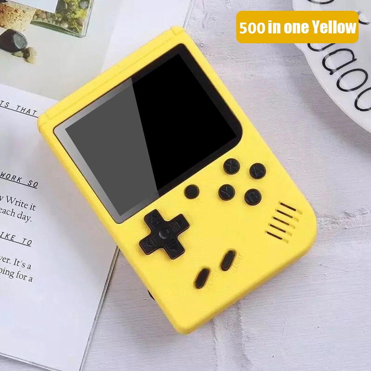 Consola de juegos arcade retro, emulador de Game boy, reproductor de juegos portátil, más de 500 juegos clásicos integrados, 5 pulgadas