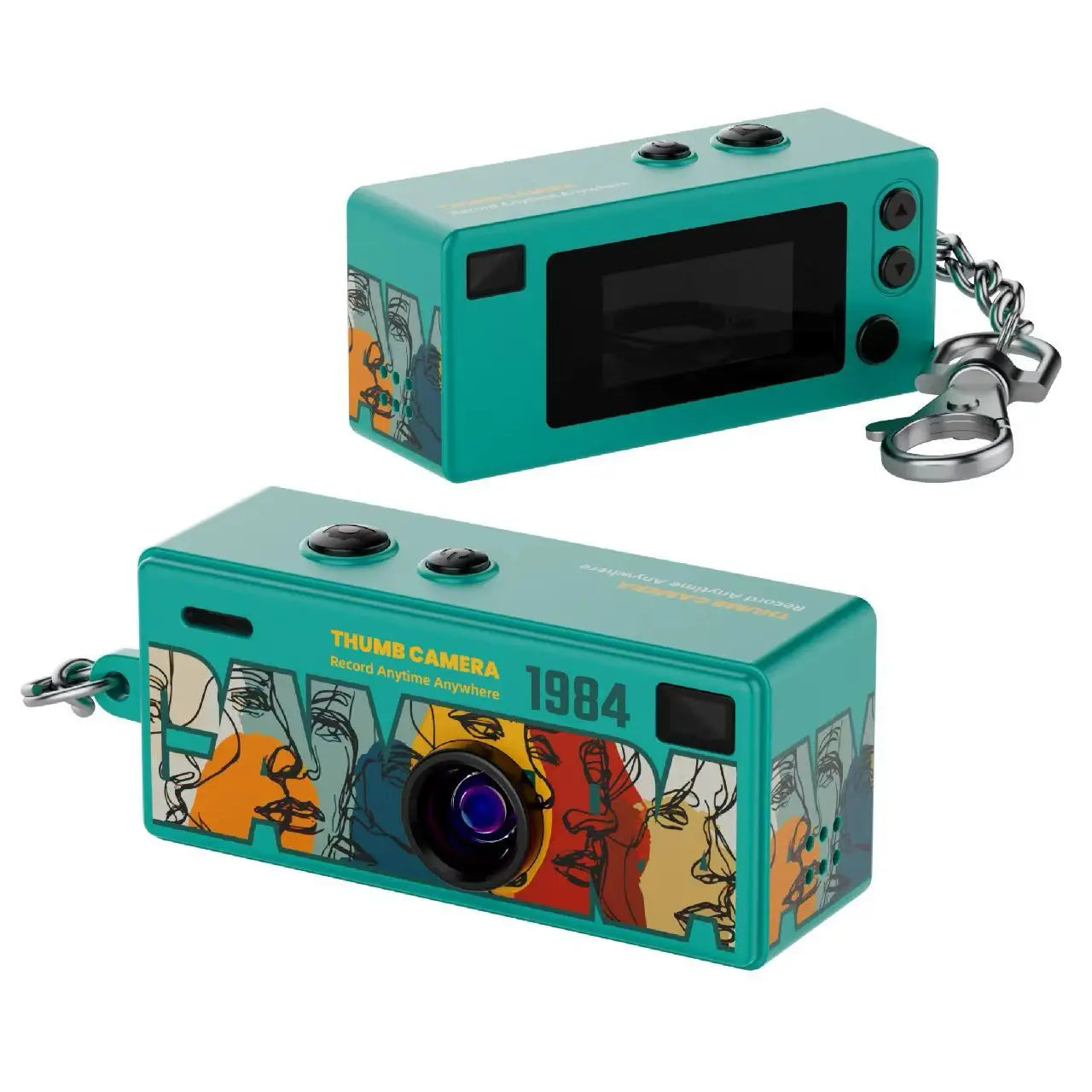 Cámara Digital Magecam, llavero de 0,96 pulgadas, cámara, soporte Retro, tarjeta de memoria, 1080P, videocámara muy pequeña, grabadora de vídeo con Flash