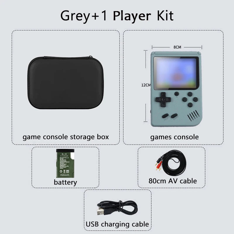 Consola de juegos arcade retro, emulador de Game boy, reproductor de juegos portátil, más de 500 juegos clásicos integrados, 5 pulgadas