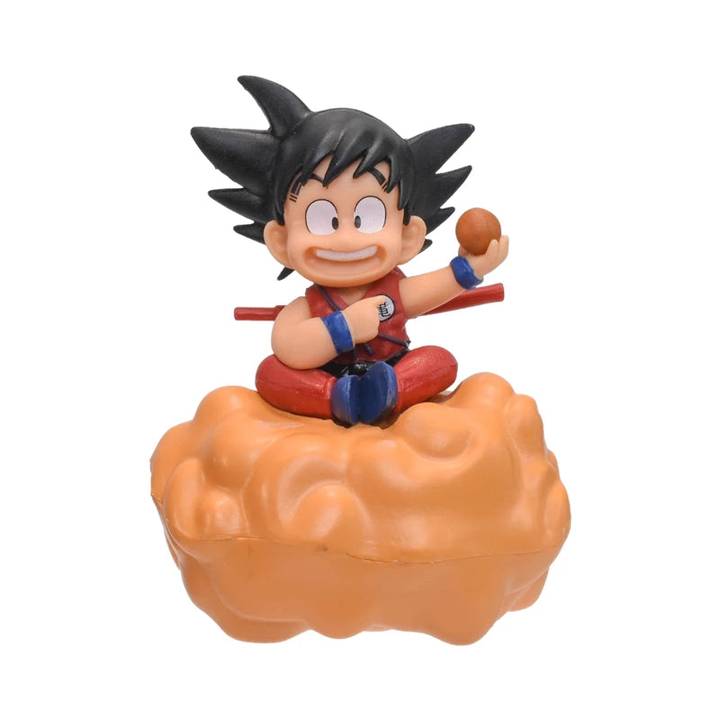 Figura de Dragon Ball Anime Sun Goku figura de acción vuelo joven mismo estilo tendón Douyun estatua de PVC colección modelo chico muñeca