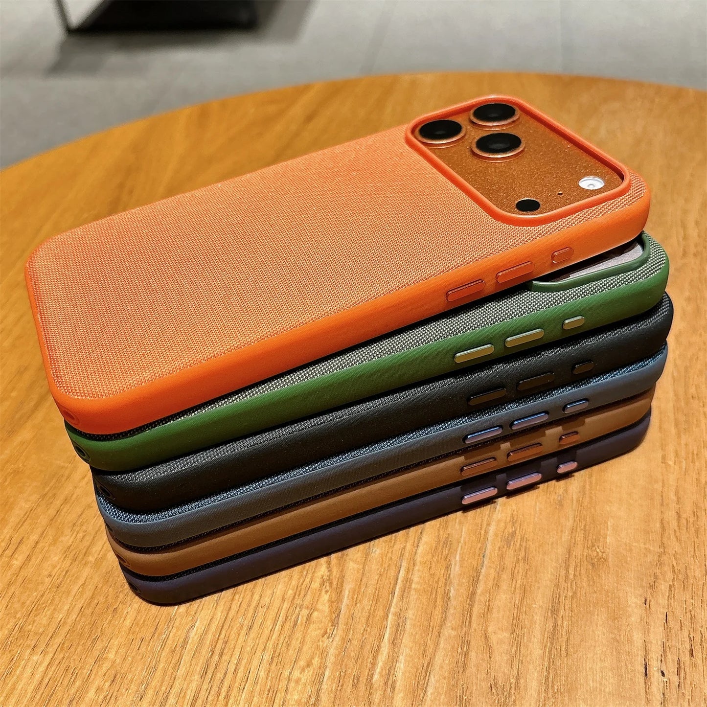Funda Magnética Original TechWoven para iPhone 17 Air 16 15 14 Plus 13 12 11 Pro Max, Carcasa Trasera Antigolpes con Tecnología MagSafe