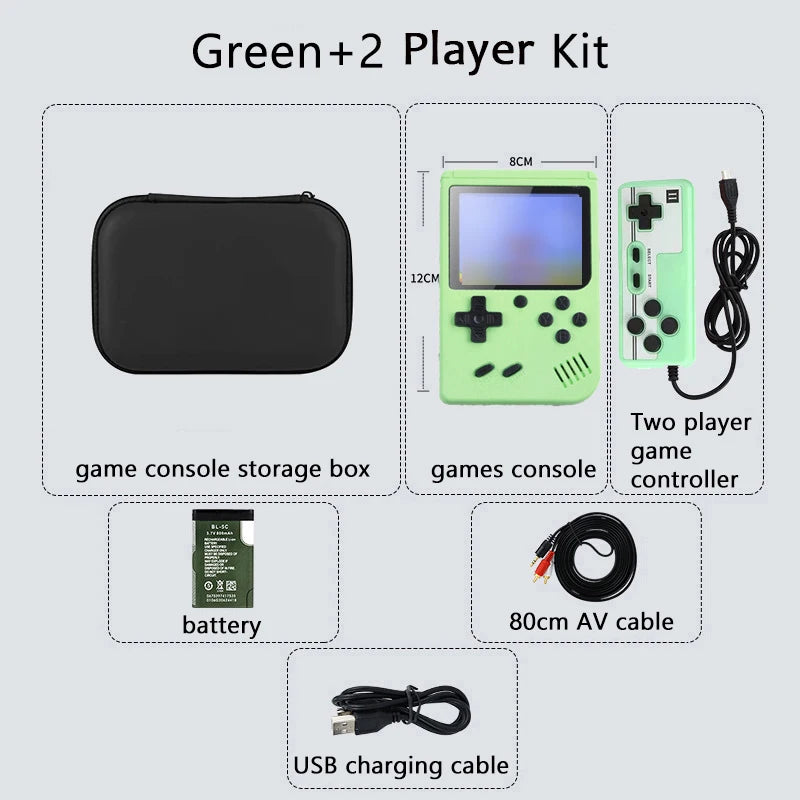Consola de juegos arcade retro, emulador de Game boy, reproductor de juegos portátil, más de 500 juegos clásicos integrados, 5 pulgadas