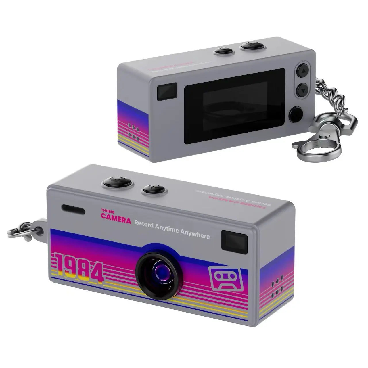 Cámara Digital Magecam, llavero de 0,96 pulgadas, cámara, soporte Retro, tarjeta de memoria, 1080P, videocámara muy pequeña, grabadora de vídeo con Flash