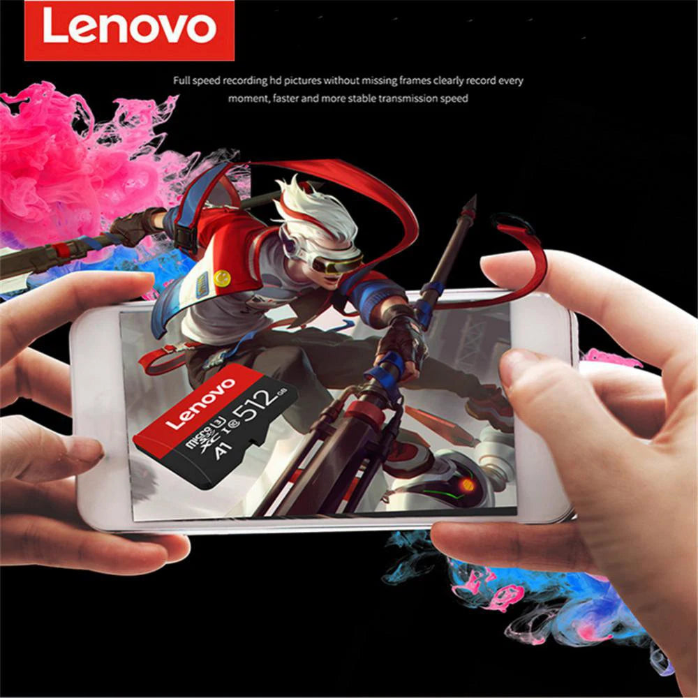 Tarjeta de memoria Lenovo de alta velocidad, 1TB, 512GB, tarjeta Micro SD, 256GB, Clase 10, tarjeta Flash TF para teléfono, tableta, UAV, nueva