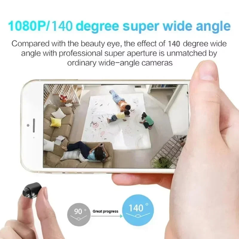 Xiaomi X5 Mini cámara 1080P visión nocturna clara cámaras Premium portátiles ligeras detección de movimiento cámara de vigilancia WiFi inalámbrica