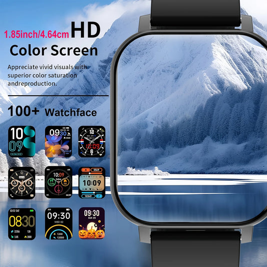 Reloj Inteligente Deportivo con Pantalla Táctil Completa de 1.83 Pulgadas, Diseño Moderno Actualizado, para Hombres y Mujeres, con Llamadas Inalámbricas