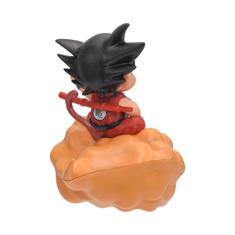 Figura de Dragon Ball Anime Sun Goku figura de acción vuelo joven mismo estilo tendón Douyun estatua de PVC colección modelo chico muñeca
