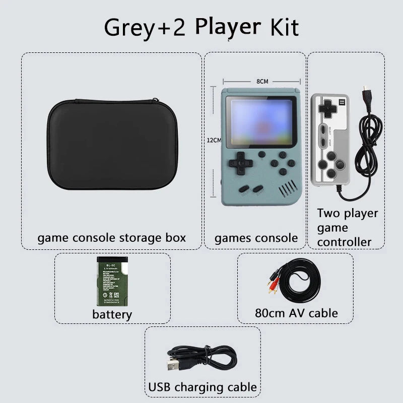Consola de juegos arcade retro, emulador de Game boy, reproductor de juegos portátil, más de 500 juegos clásicos integrados, 5 pulgadas