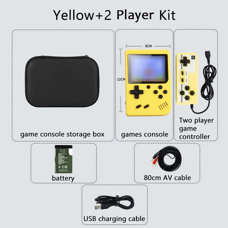 Consola de juegos arcade retro, emulador de Game boy, reproductor de juegos portátil, más de 500 juegos clásicos integrados, 5 pulgadas