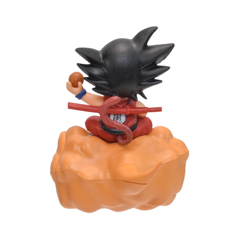 Figura de Dragon Ball Anime Sun Goku figura de acción vuelo joven mismo estilo tendón Douyun estatua de PVC colección modelo chico muñeca