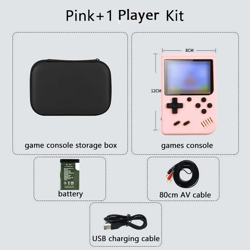 Consola de juegos arcade retro, emulador de Game boy, reproductor de juegos portátil, más de 500 juegos clásicos integrados, 5 pulgadas