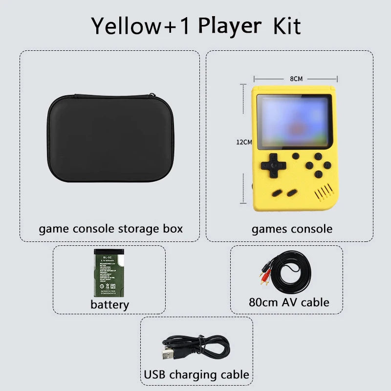 Consola de juegos arcade retro, emulador de Game boy, reproductor de juegos portátil, más de 500 juegos clásicos integrados, 5 pulgadas