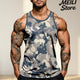 Camiseta sin mangas con estampado de camuflaje para hombre, chaleco deportivo con estampado 3D, ropa informal para gimnasio, secado rápido, novedad de verano