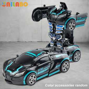 Juguetes de coche deportivo robot transformable, sin baterías, regalo educativo para niños, vehículo modelo colorido para aprender a jugar