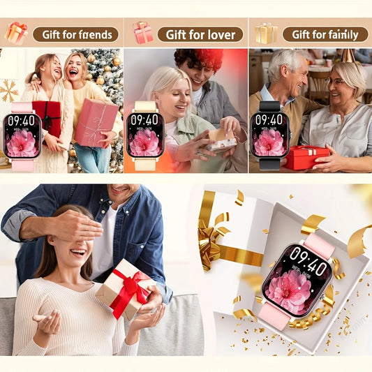 Reloj Inteligente Deportivo con Pantalla Táctil Completa de 1.83 Pulgadas, Diseño Moderno Actualizado, para Hombres y Mujeres, con Llamadas Inalámbricas