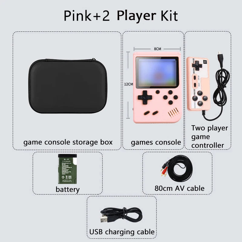 Consola de juegos arcade retro, emulador de Game boy, reproductor de juegos portátil, más de 500 juegos clásicos integrados, 5 pulgadas